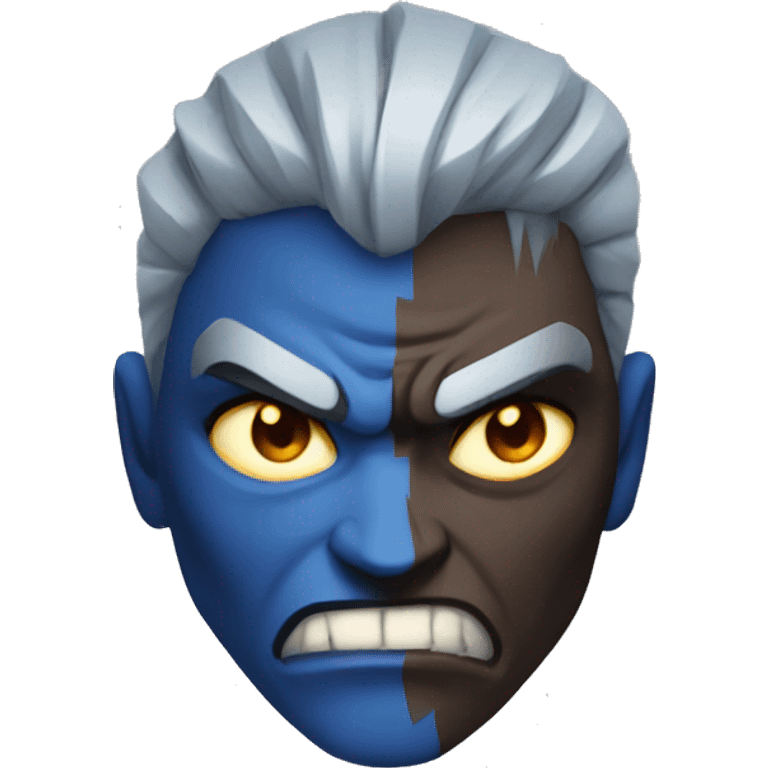 Blue kayn angry  emoji