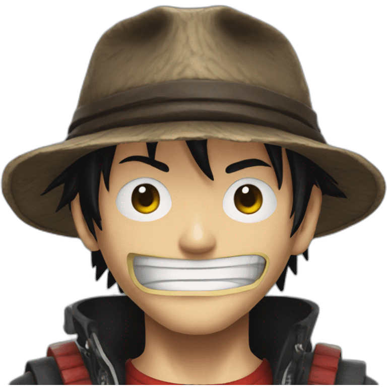 luffy cyberpunk emoji