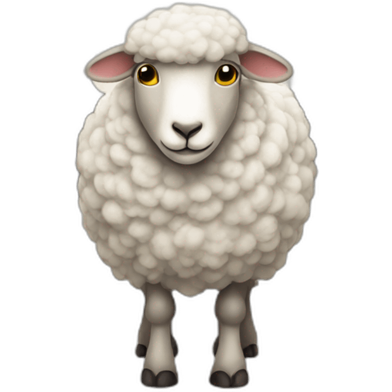 Sheep with wings emoji