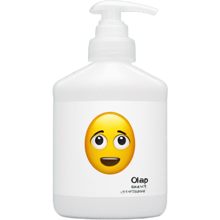 olaplex shampoo bottle  emoji