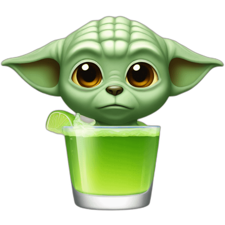 Yoda drink bear emoji