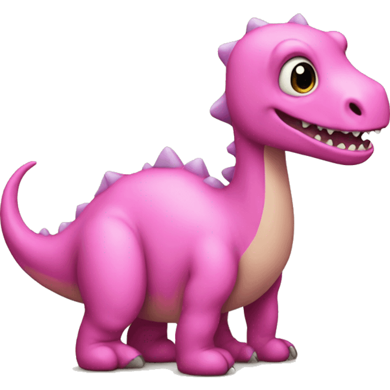 pink dinosaur  emoji