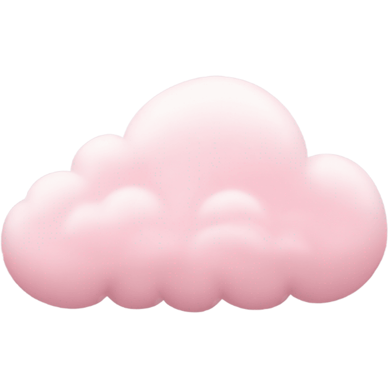 pastel pink cloud emoji