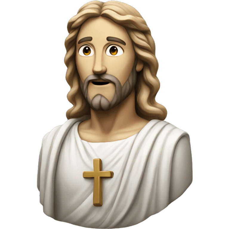 christ statue emoji