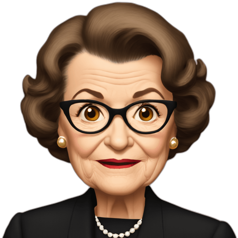 dianne feinstein RIP emoji