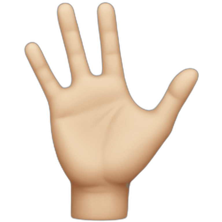 hand love emoji