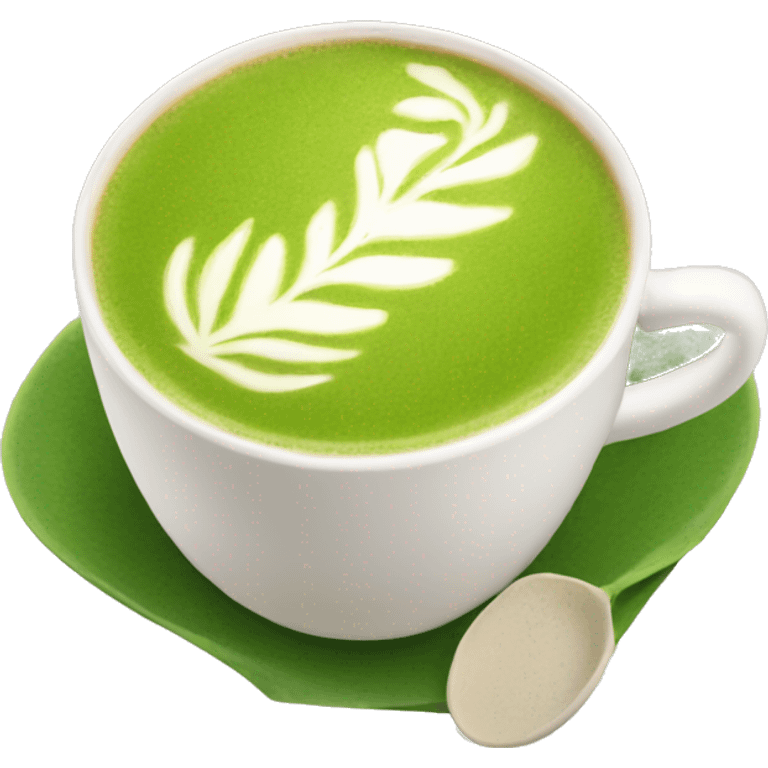 matcha latte  emoji