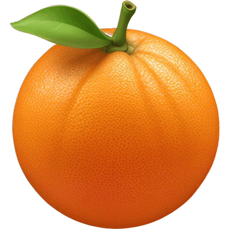 Orange fruit with a pink tint emoji