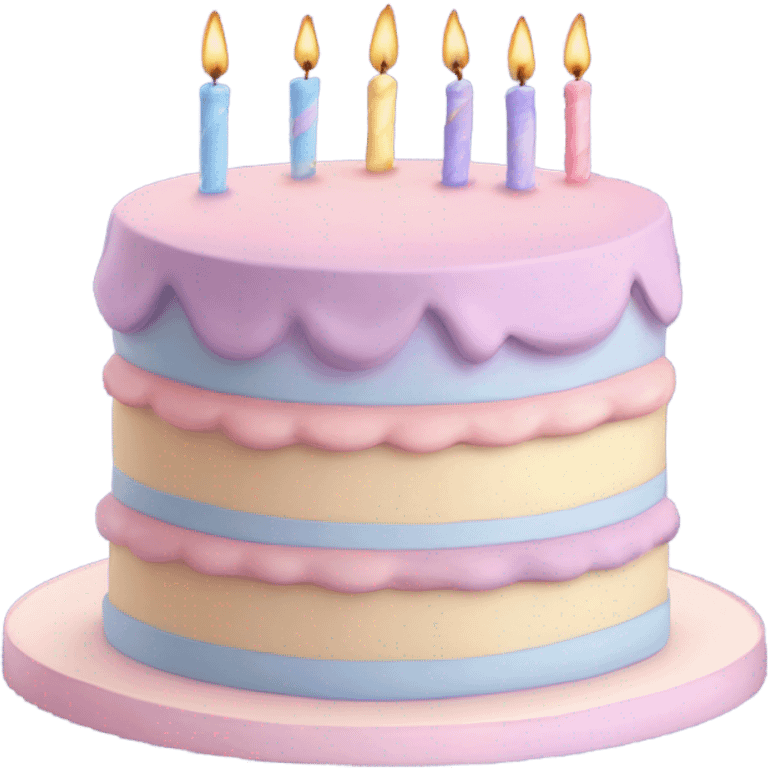 Cake birthday  pastel emoji