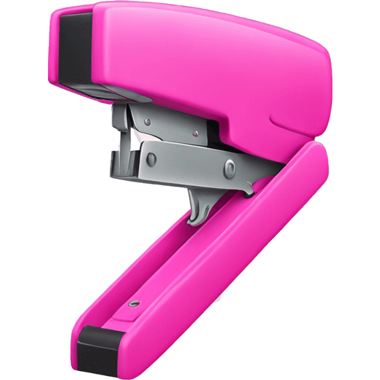 Pink stapler emoji