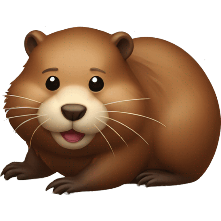 beaver fat emoji