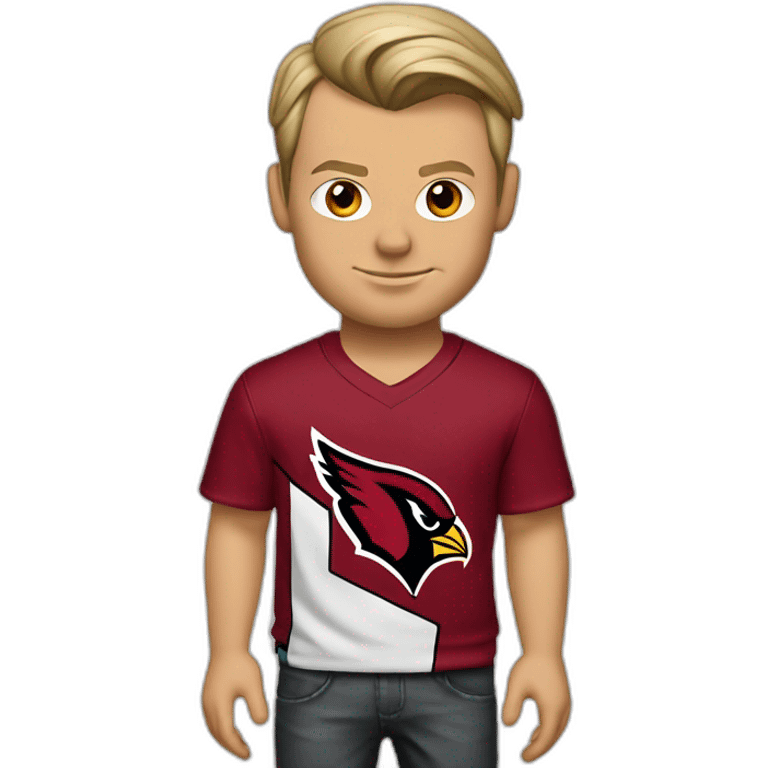 Avicii with a black “Arizona Cardinals NFL shirt” emoji