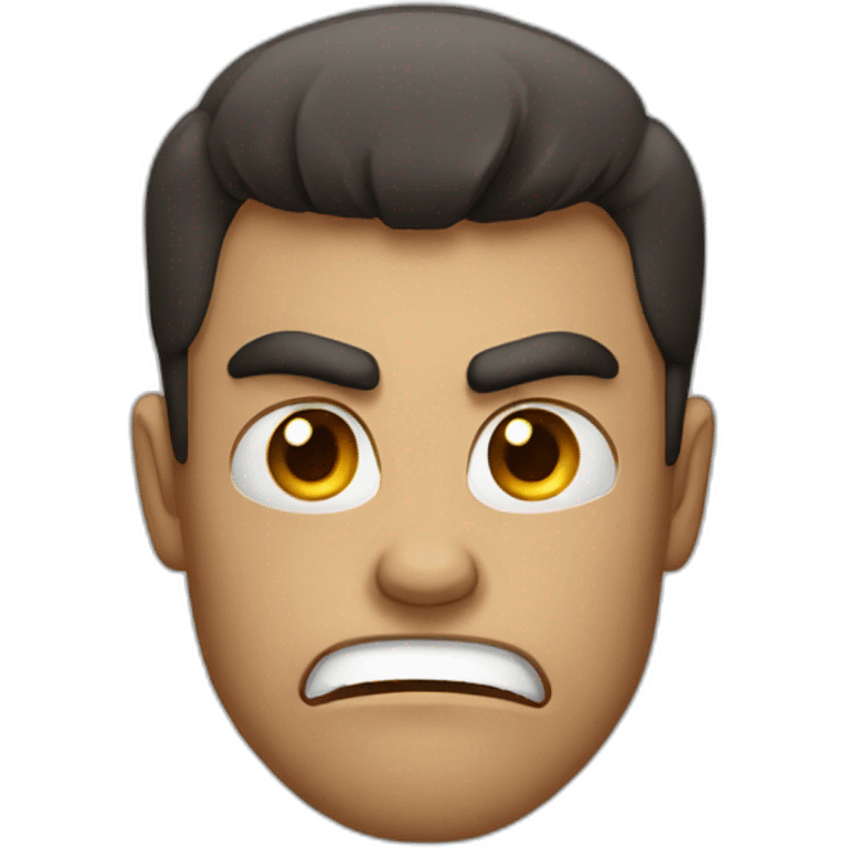 Angry and Happy at the same time emoji