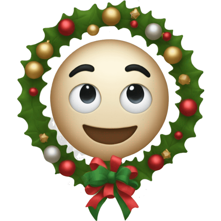 Neutral Christmas decoration  emoji