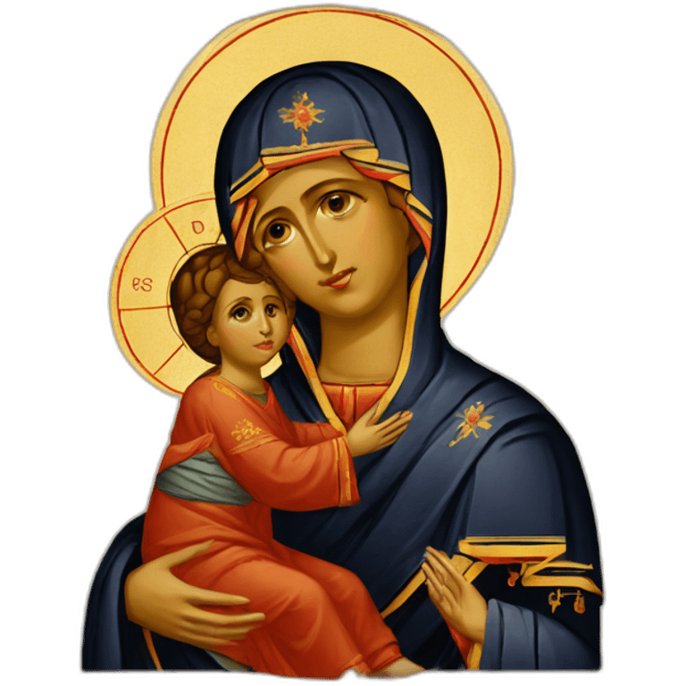 Orthodox Icon Theotokos emoji