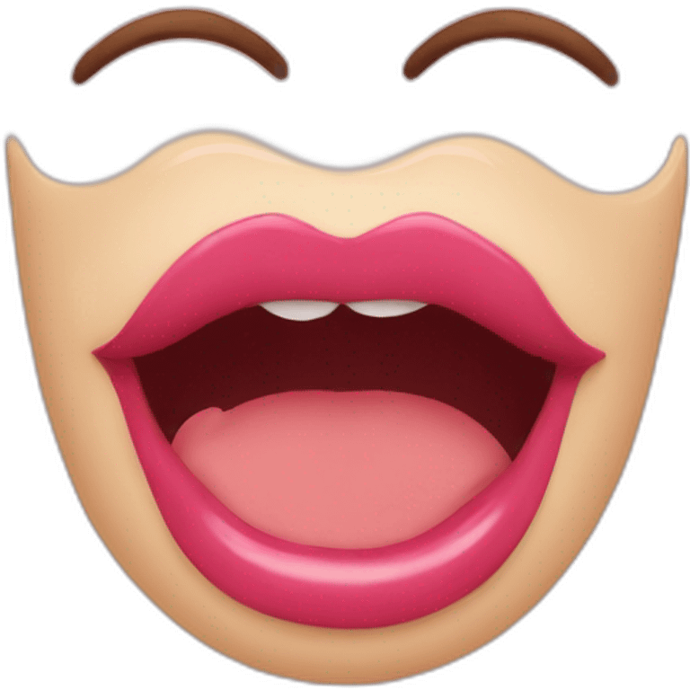 bisous sur la bouche emoji