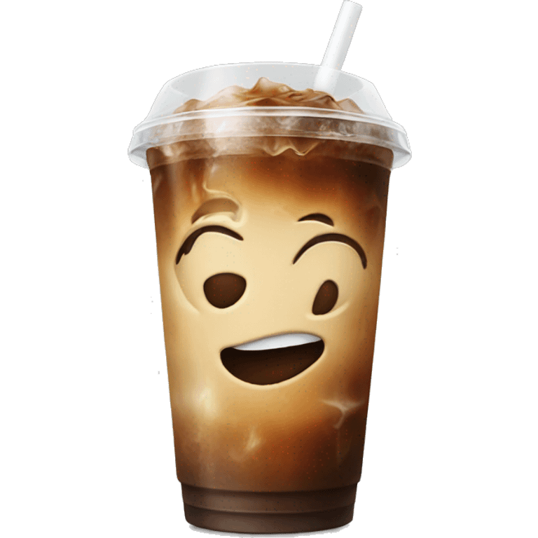 Iced coffe emoji