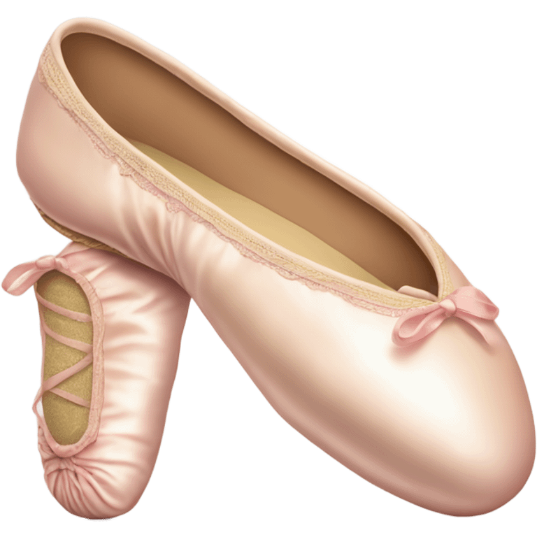 Ballet pointe shoe emoji