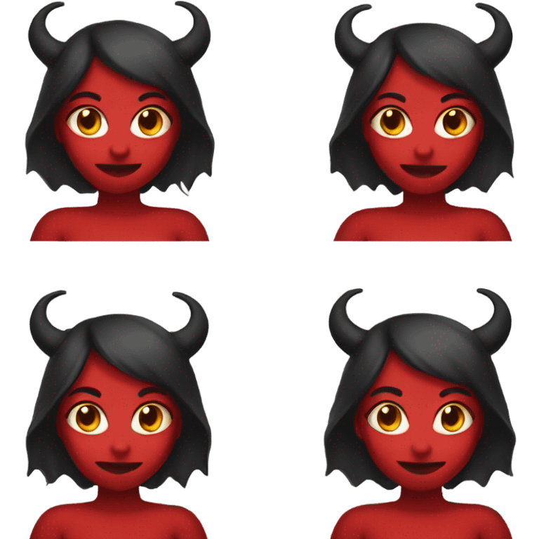 Devil girl emoji