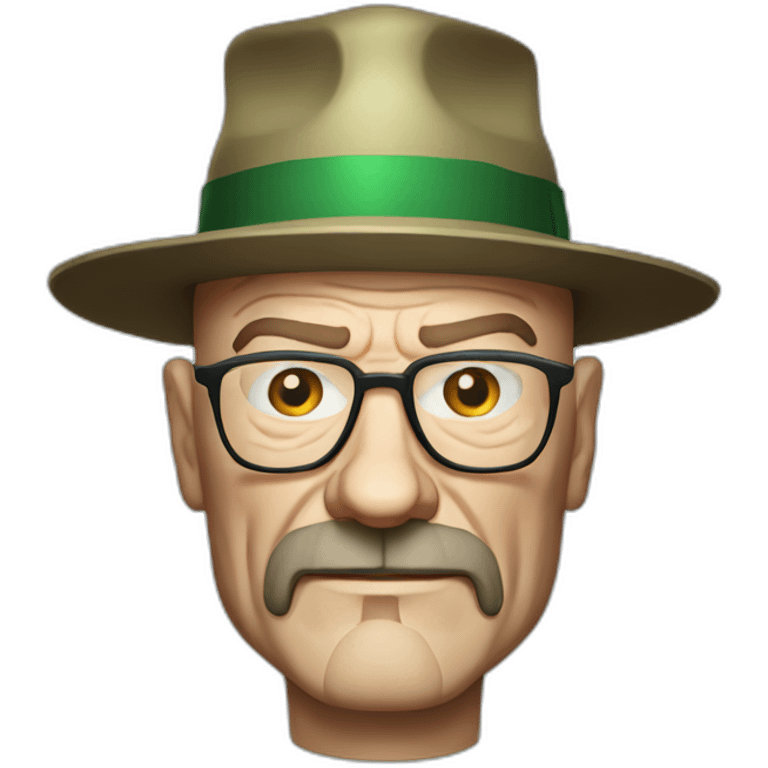 Walter white with party hat emoji