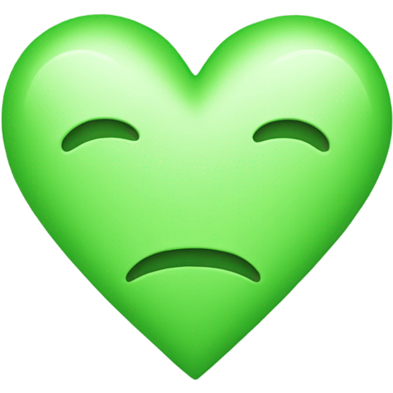 light green heart emoji