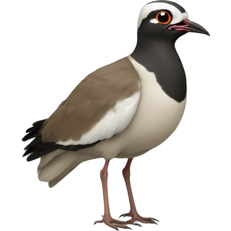 Laughing lapwing  emoji