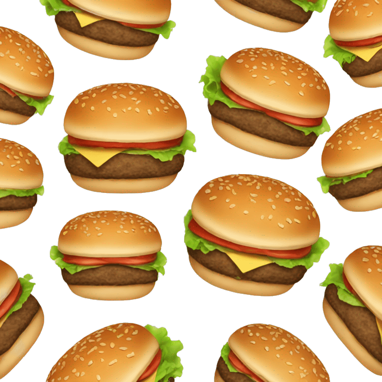 Hamburger no meat NO MEAT emoji