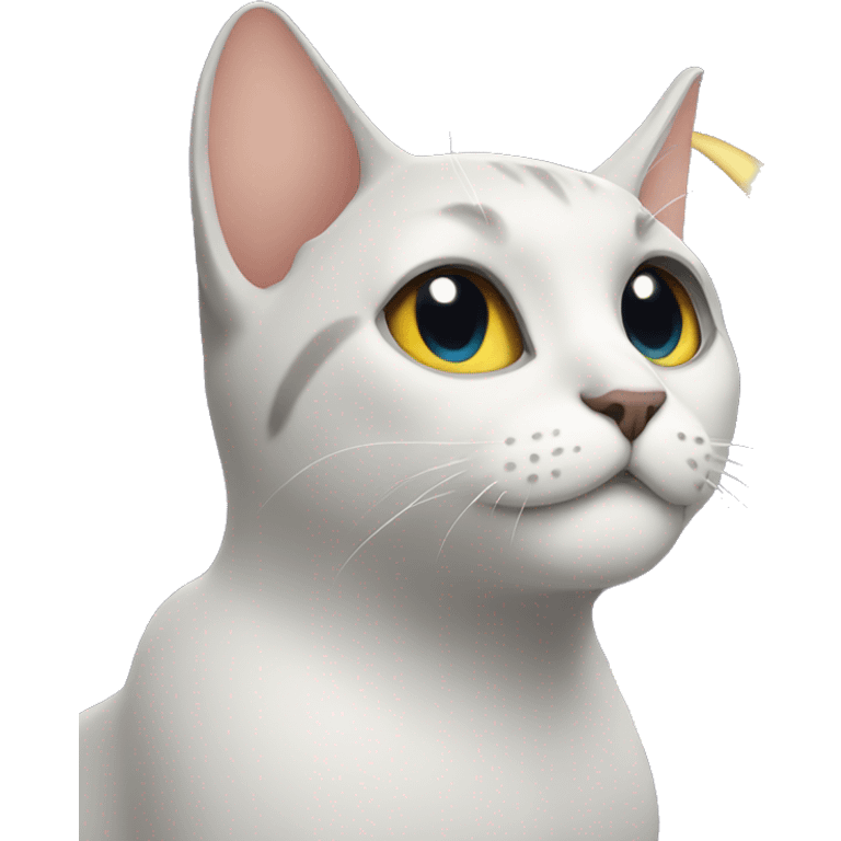 gato con luna emoji