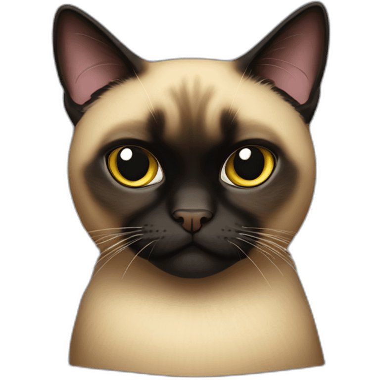 grumpy bombay cat emoji