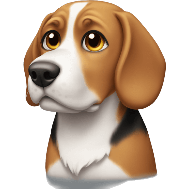 Beagle girl emoji