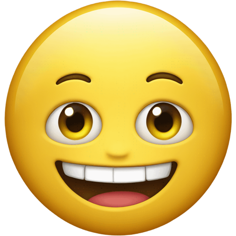 smiling emoji with crazy eyes  emoji