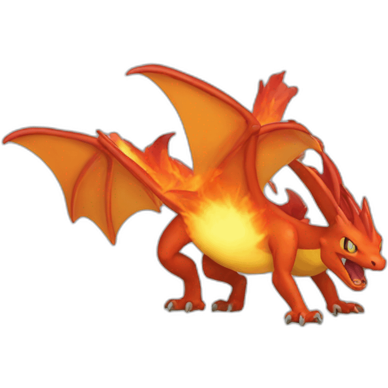 Dracaufeu pokemon emoji