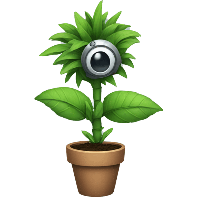 robot plant  emoji