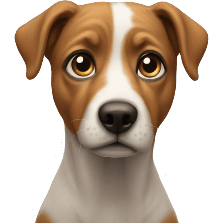 realistic dog gaze depth emoji