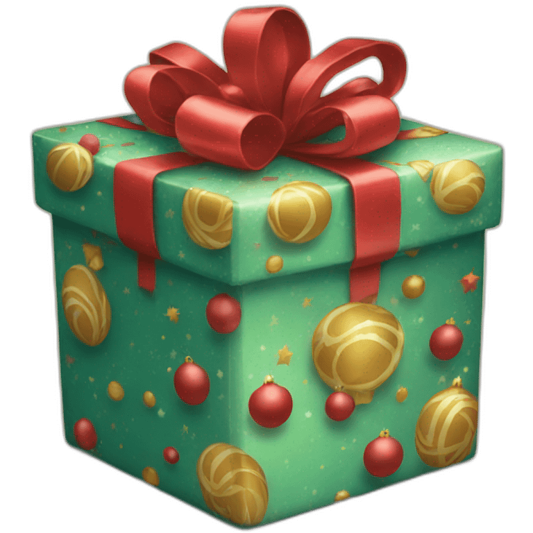 Christmas present emoji