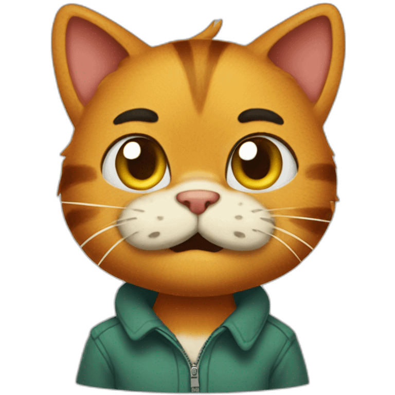 Garfield the cat emoji