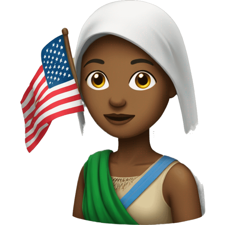 serian woman with flag emoji