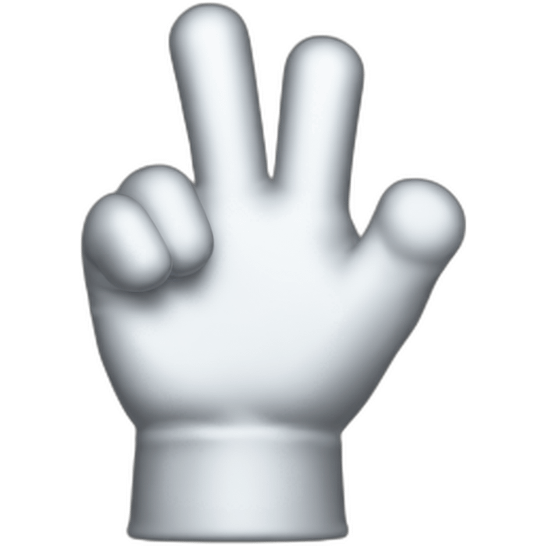 super mario white glove hand pointing emoji