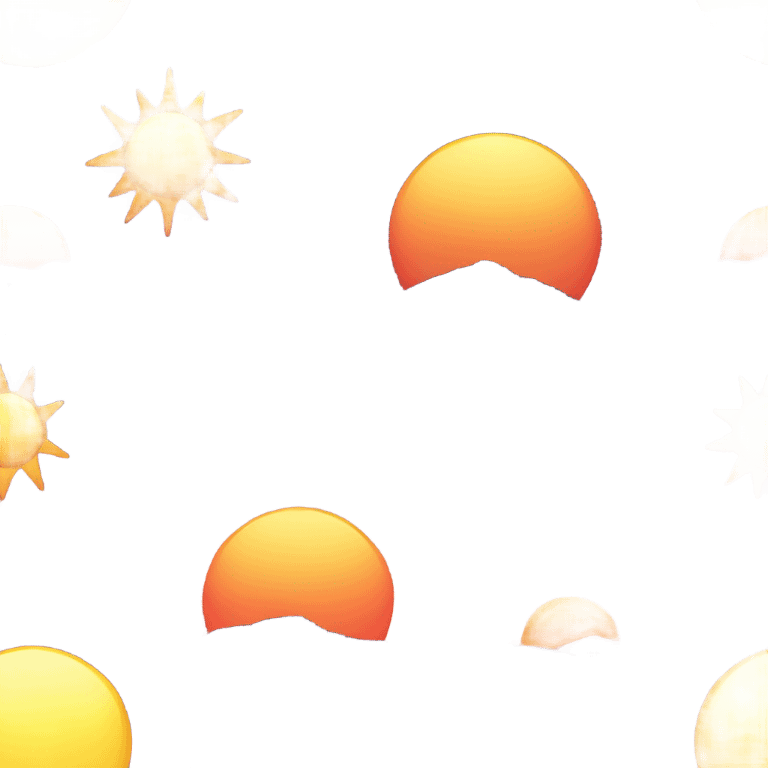 sun set emoji