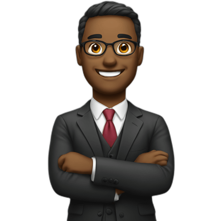 Happy lawyer emoji