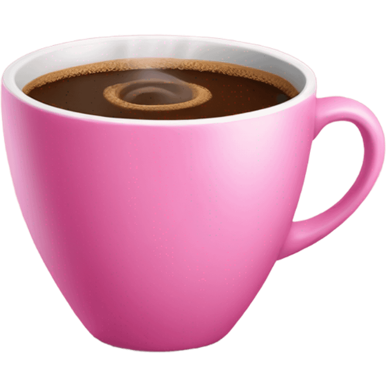 Coffee coffee Coffee in pink cup emoji