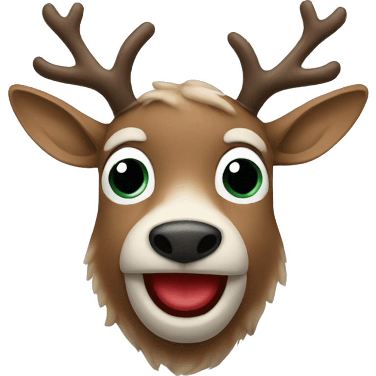 Red Nosed Reindeer emoji