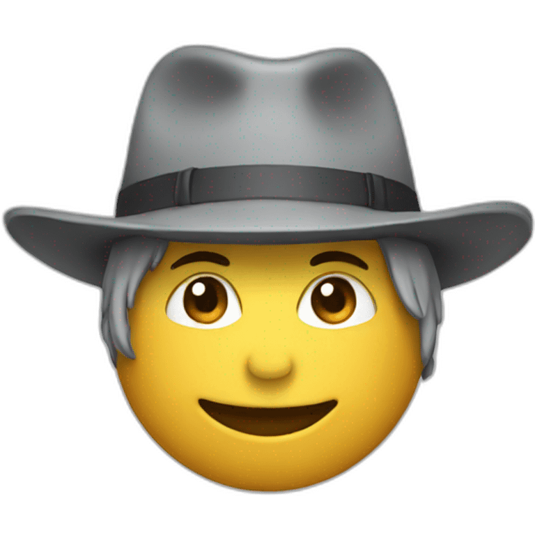 Grays hat emoji