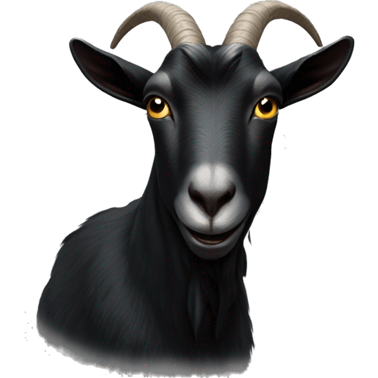 black goat emoji