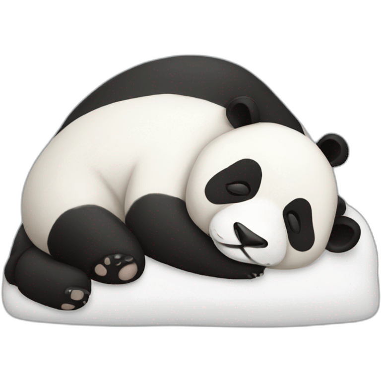 Sleeping panda emoji