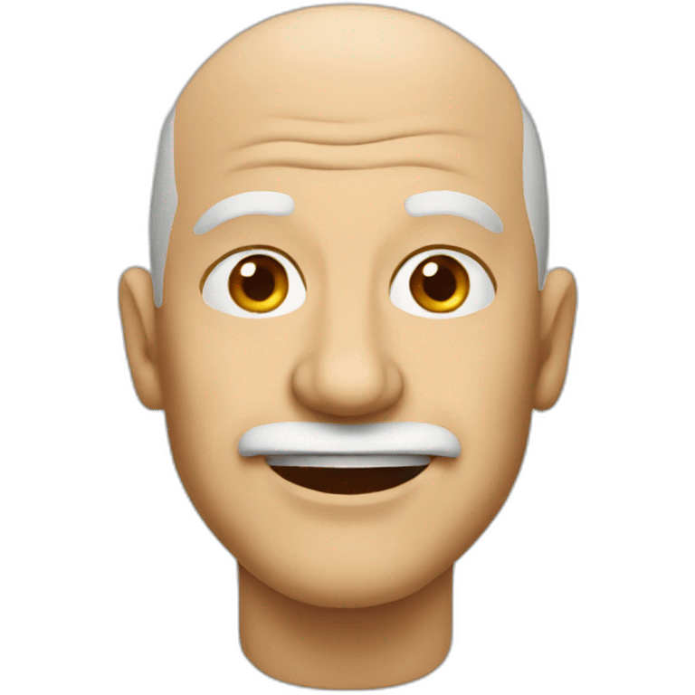 bald old man emoji