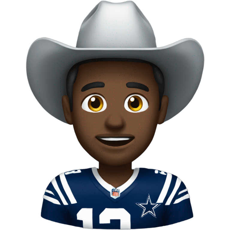 Dallas cowboy fan emoji