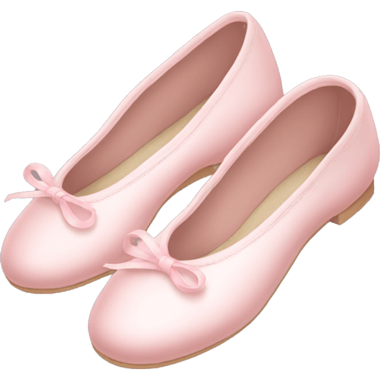 Pale pink ballet shoes emoji