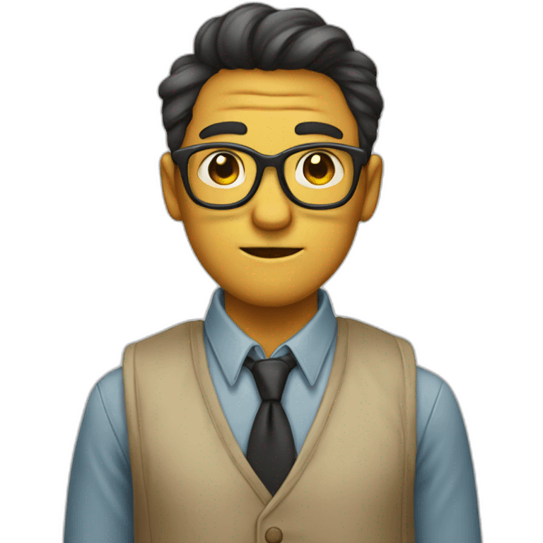 geek with a handkerchief in its nose emoji