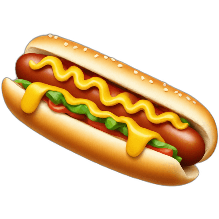 Hotdog emoji